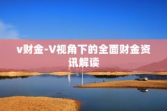 v财金-V视角下的全面财金资讯解读