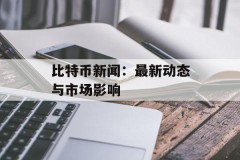 比特币新闻：最新动态与市场影响