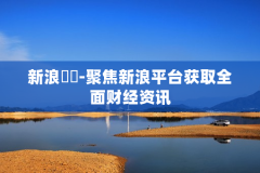 新浪財經-聚焦新浪平台获取全面财经资讯