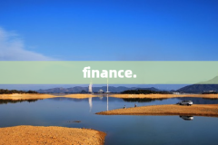 finance.